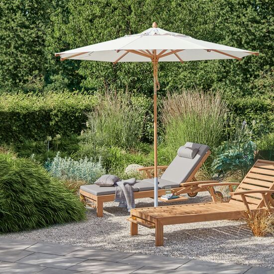 Liguria Round Parasol 2.80 m, Ivory