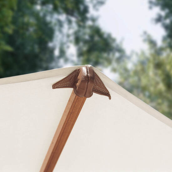 Liguria Round Parasol 2.80 m, Ivory