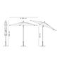 Liguria Round Parasol 2.80 m, Ivory
