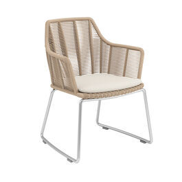 Seat Cushion Amari Armchair, design "Linum"