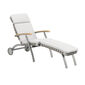 United States Deck Chair Silk with wheels and longer footrest