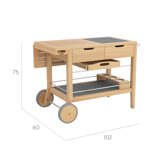 Valencia Serving Trolley