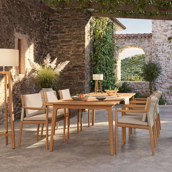 Preston Table 240 x 100 with teak top