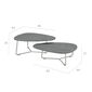 Amari Lounge Table Set Ceramic