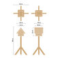Birdhouse with Shingles, Teak