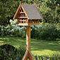 Birdhouse with Shingles, Teak