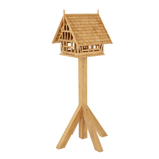 Birdhouse with Shingles, Teak