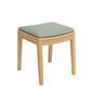 Seat Cushion Valencia footstool, dessin “Mineral” piped