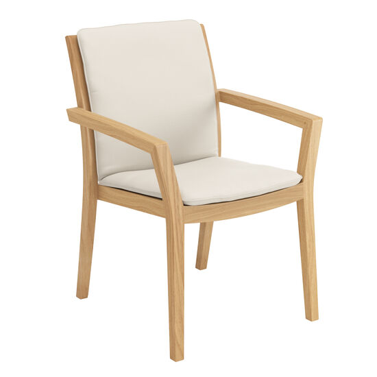 Cushion Valencia Armchair, design “Linum” piped