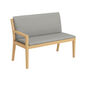 Cushion Valencia Seat Element 120 in the design "Stone/seams Stone"