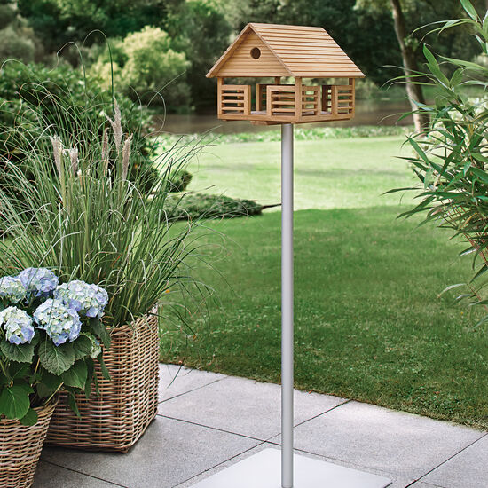 Birdhouse Small for Terraces, Teak