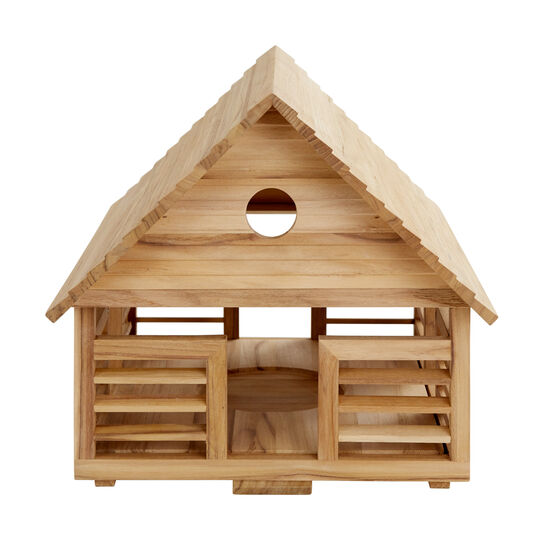 Birdhouse Small for Terraces, Teak