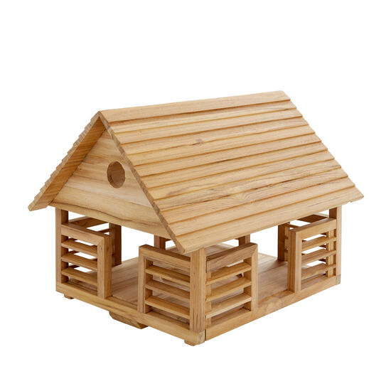 Birdhouse Small for Terraces, Teak