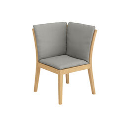 Cushion Valencia Seat Element Corner in the design "Stone/seams Stone"