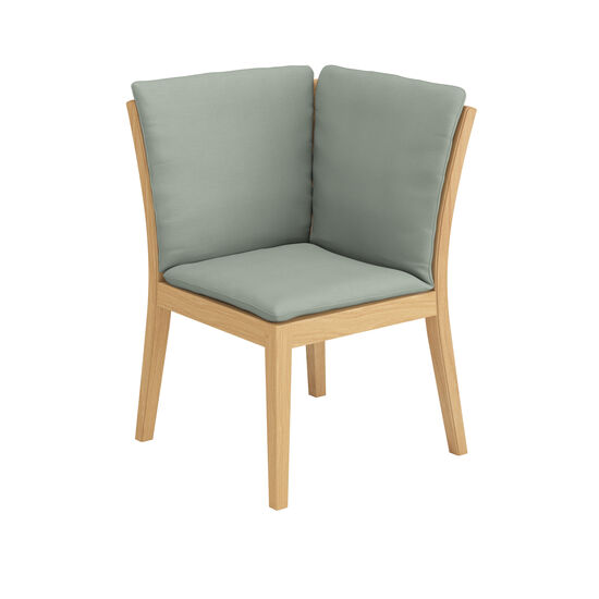 Cushion Valencia Seat Element Corner in the design "Mineral/ seams Mineral"