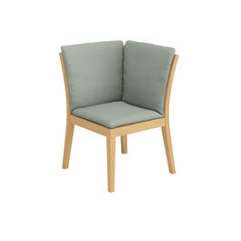 Cushion Valencia Seat Element Corner in the design "Mineral/ seams Mineral"