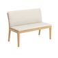 Cushion Valencia Seat Element Centre 120 in the design "Linum/seams Linum"