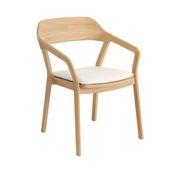 Cushion Luton Armchair, design "Linum/seams Linum"