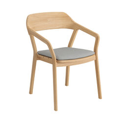 Cushion Luton Armchair, design "Stone/seams Stone"