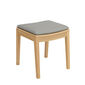 Seat Cushion Valencia Footstool, design “Stone” piped