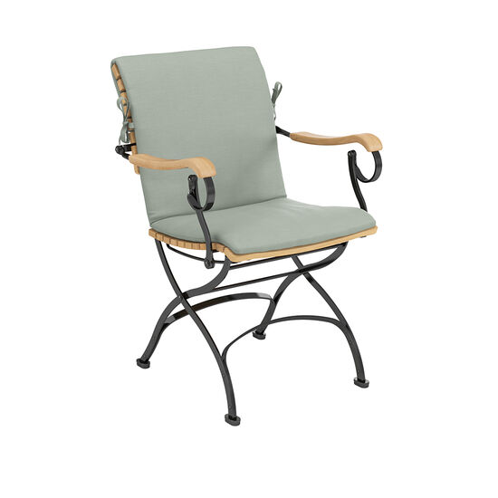 gartenstuhl-armlehnen-teak-stahl-klappbar-fontenay-armlehnstuhl-frontansicht-auflage-mineral-thumb