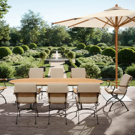 gartenstuhl-armlehnen-teakholz-teak-stahl-klappbar-fontenay-armlehnstuhl-ambientebild-sitzgruppe