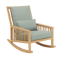 Newhaven Rocking Chair incl. cushion in the design "Mineral/seams Mineral"