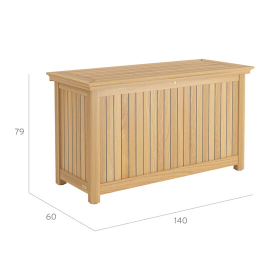 High Cushion Chest L Teak