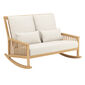 Newhaven Rocking Chair Two-Seater incl. cushion in the design "Linum/seams Linum"