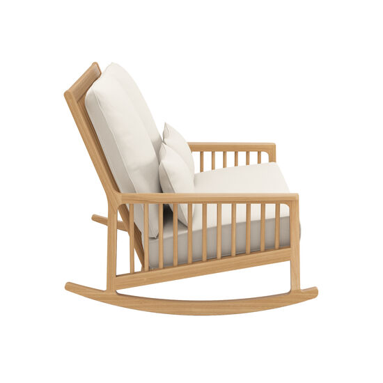 Newhaven Rocking Chair Two-Seater incl. cushion in the design "Linum/seams Linum"