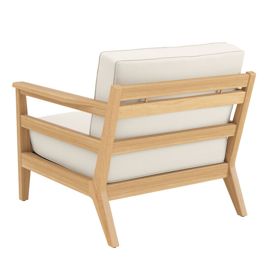 Newhaven Armchair incl. cushion in the design "Linum/seams Linum"