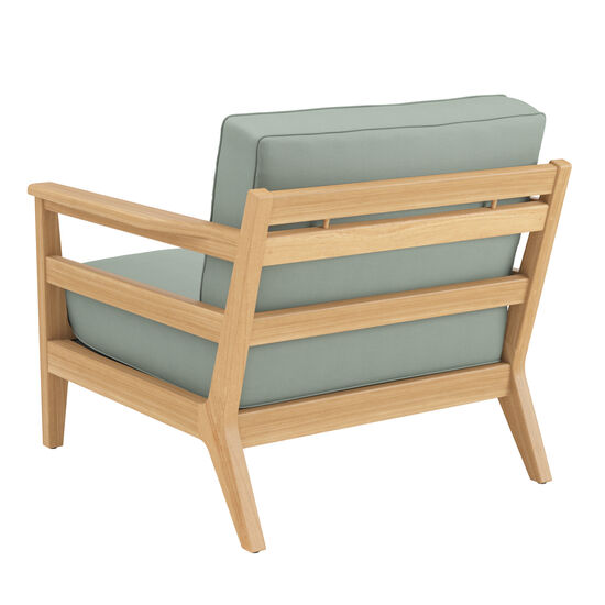 Newhaven Armchair incl. cushion in the design "Mineral/seams Mineral"