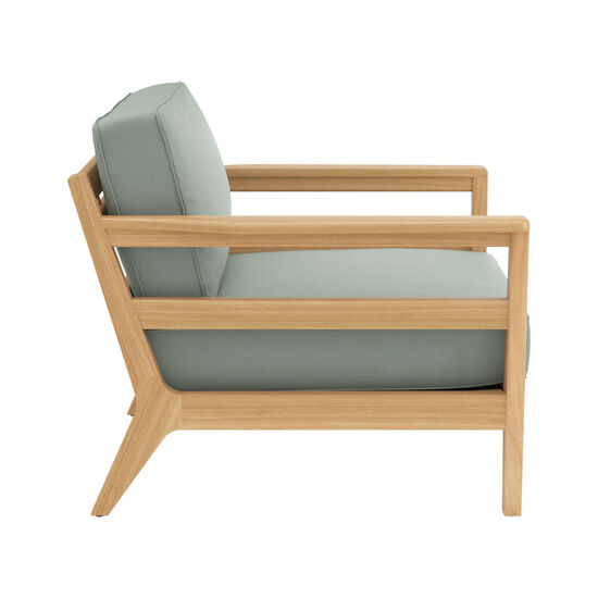 Newhaven Armchair incl. cushion in the design "Mineral/seams Mineral"