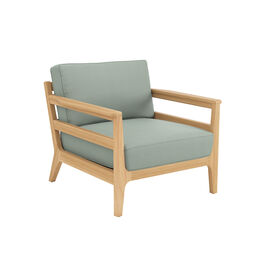 Newhaven Armchair incl. cushion in the design "Mineral/seams Mineral"