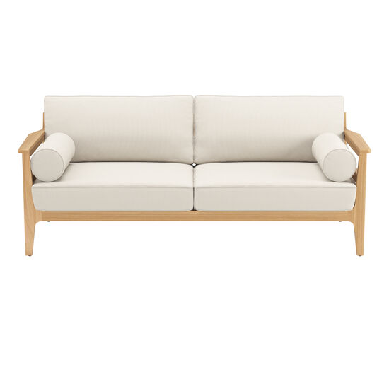 Newhaven Two-Seater incl. cushion in the design "Linum/seams Linum"