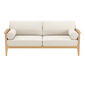 Newhaven Two-Seater incl. cushion in the design "Linum/seams Linum"