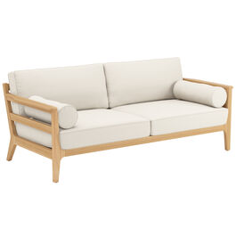 Newhaven Two-Seater incl. cushion in the design "Linum/seams Linum"