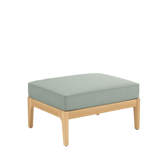 Newhaven Footstool incl. cushion in the design "Mineral/seams Mineral"