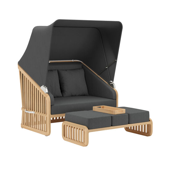 Newcastle Set Medium incl. cushion in the design Anthracite