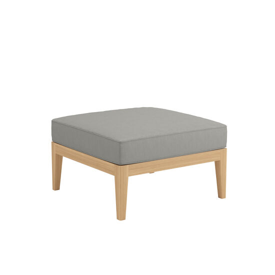 Valencia Lounge Footstool in the design "Stone/seams Stone"