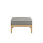 Valencia Lounge Footstool in the design "Stone/seams Stone"