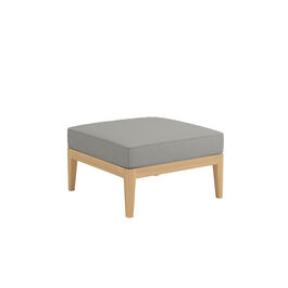 Valencia Lounge Footstool in the design "Stone/seams Stone"
