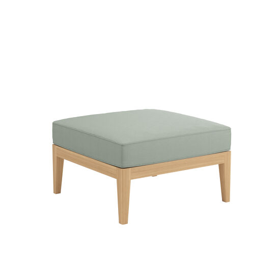 Valencia Lounge Footstool in the design "Mineral/seams Mineral"