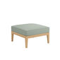 Valencia Lounge Footstool in the design "Mineral/seams Mineral"