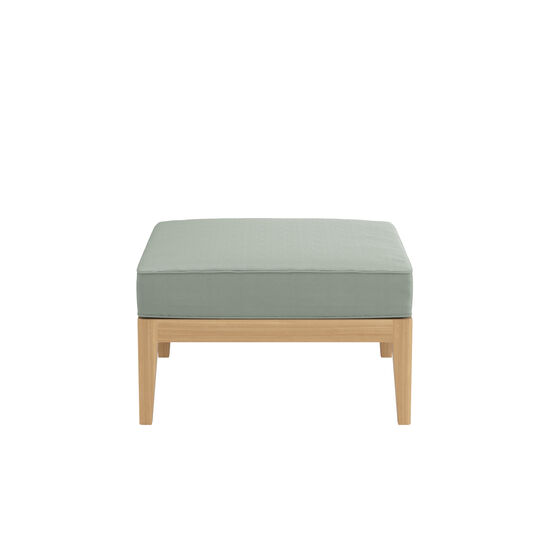 Valencia Lounge Footstool in the design "Mineral/seams Mineral"