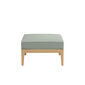 Valencia Lounge Footstool in the design "Mineral/seams Mineral"