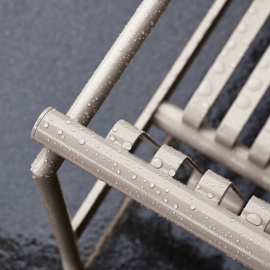 Loreto Three-Seater incl. cushions in the design "Stone/Linum"