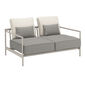 Loreto Two-Seater incl. cushions in the design "Stone/Linum"
