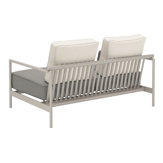 Loreto Two-Seater incl. cushions in the design "Stone/Linum"