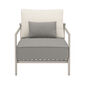 Loreto Armchair incl. cushions in the design "Stone/Linum"
